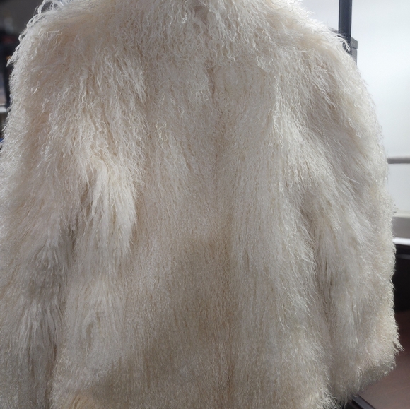 Vintage Fur Shaggy Coat By Damselle New York - Picture 4 of 4